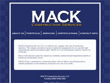 Tablet Screenshot of mackcs.com